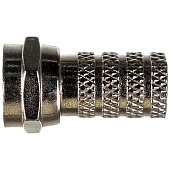  Разъем антенный на кабель, штекер F, для кабеля RG-6 PROCONNECT 