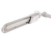  Светильник настольный LED 11Вт Дельта пантограф+струбцина белый 