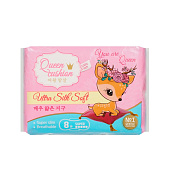  Прокладки гигиенические DAY SPA Queen Cusion 8шт Ultra Silk Soft super 