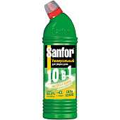 Чистящее средство для сантехники Санфор Свежесть лимона гель 1000 мл Чистящее средство для сантехники Санфор Свежесть лимона гель 1000 мл