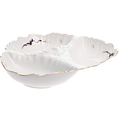 Менажница 30 см Thun Bernadotte, декор "Синие вензеля" 750 мл БТФ1320 Менажница 30 см Thun Bernadotte, декор "Синие вензеля" 750 мл БТФ1320