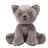 Мягкая игрушка MAXITOYS, Русская голубая кошечка, 25 см