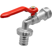 Кран шар водоразборный со штуцером 3/4" ручка Кран шар водоразборный со штуцером 3/4" ручка