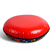 Тюбинг – ватрушка «Динозаврики», диаметр чехла 100 см, красная, синяя, Winter Star Тюбинг – ватрушка «Динозаврики», диаметр чехла 100 см, красная, синяя, Winter Star