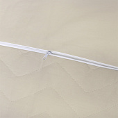  Пододеяльник 177х210 Цвет Эмоций Зима-Лето стеганый на молнии поплин, бежевый ВБ 