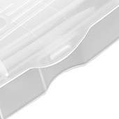 Блок для мелочей 17x16см, прозрачный матовый, Сибртех Блок для мелочей 17x16см, прозрачный матовый, Сибртех