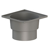 Трап вертикальный D110 150х150мм нерж решетка Трап вертикальный D110 150х150мм нерж решетка