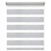 Рулонная штора ДЕНЬ-НОЧЬ 80х160 Сталь Рулонная штора ДЕНЬ-НОЧЬ 80х160 Сталь