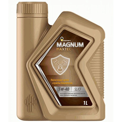  Масло моторное Rosneft Magnum Maxtec 5W40 п/с 1л 