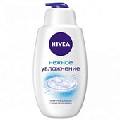  Гель для душа Nivea женский нежное Увлаж 750мл 