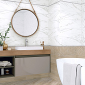  Плитка  20х60 Tokio TWU11TOK007 Белый /УралКерамика (1,8м2) 