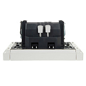 Выключатель встраиваемый проходной 1 клавиша, цвет белый, IEK FORTE&PIANO Выключатель встраиваемый проходной 1 клавиша, цвет белый, IEK FORTE&PIANO