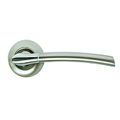 Ручка дверная RUCETTI RAP6 SN/CP-IND бел.никель/хром Ручка дверная RUCETTI RAP6 SN/CP-IND бел.никель/хром