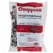  Гвозди красные с литой шляпкой (100шт) 