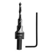 Сверло-зенкер под конфирмат 4мм, Denzel Сверло-зенкер под конфирмат 4мм, Denzel