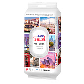 Салфетки влажные Salfeti Travel 120шт с клап 269