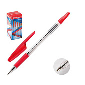 Ручка шариковая Erich Krause R-301 CLASSIC GRIP красная 1мм (50/400) /43188/