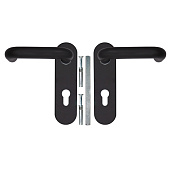 Ручки на планке FP.DH172.0433 NE с пружиной BL-24 черный Ручки на планке FP.DH172.0433 NE с пружиной BL-24 черный