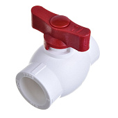 Шаровой кран 20 баб красный PPR Шаровой кран 20 баб красный PPR