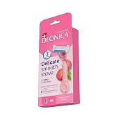  Бритвенный станок со сменной кассетой DEONICA 3 лезвия FOR WOMEN Арнест 