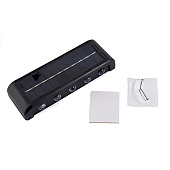  Фонарь садовый 15х5х2.5см 10LED настенный, солнечная батарея, теплый белый арт.2024-3511 