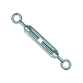  Талреп кольцо-кольцо М8, DIN 1480, 1шт, цинк 