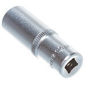  Головка торцовая (1/4") FLANK удлиненная, 12мм, ЗУБР 