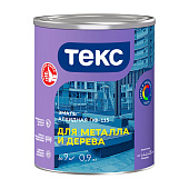 Эмаль ПФ-115 ДЛЯ МЕТАЛЛА И ДЕРЕВА белая глянцевая 0,9 кг/Текс