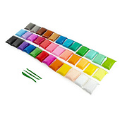 Пластилин супер лёгкий застывающий 36 шт, 360 г, 3 стека, BRAUBERG KIDS 106309 Пластилин супер лёгкий застывающий 36 шт, 360 г, 3 стека, BRAUBERG KIDS 106309