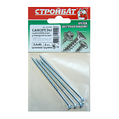 Саморезы универсальные оцинкованные ШУц 5,0х90мм, потайная голова, 4шт Саморезы универсальные оцинкованные ШУц 5,0х90мм, потайная голова, 4шт