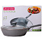  Сотейник 28х7.5см с крышкой 4277GR 