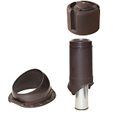 Комплект KROVENT Prof 20 125 is (колпак, труба, основание) RAL 8017 шоколадно-коричневый Комплект KROVENT Prof 20 125 is (колпак, труба, основание) RAL 8017 шоколадно-коричневый