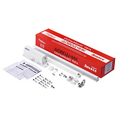  Доводчик ISPARUS 440 SLIDER, нагрузка от 70 до 130кг, белый, со скользящей тягой 