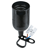 Патрон подвесной Е27 черный с КЗВ Navigator Патрон подвесной Е27 черный с КЗВ Navigator