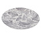  Тарелка обеденная BLOOMING серая 24см DMD240 