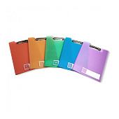 Папка-клипборд Бюрократ Cristal, А4, пластик, ассорти, CR602/817079 Папка-клипборд Бюрократ Cristal, А4, пластик, ассорти, CR602/817079