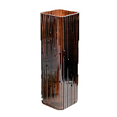  Ваза Квадро большая 105ммх105мм h-350мм Браун 1904-Н5 