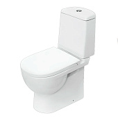  Унитаз-компакт Best comfort универсальный выпуск сиденье дюропласт с микролифтом WC.CC/Best/2-DM/WHT.G/S1 Sanita Luxe 
