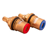 Кран-буксы для кухни 24мм 2шт F04362-KRY Gross Aqua