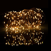  Садовая гирлянда-нить 100LED желтый теплый SLR-G03-100Y /ФАZA 