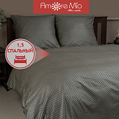  Комплект постельного белья Amore Mio BZ QR Nexus, евро, наволочки 70х70 см 
