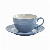 Чайная пара FIESTA дымчато-голубой 220мл TDS715 Чайная пара FIESTA дымчато-голубой 220мл TDS715