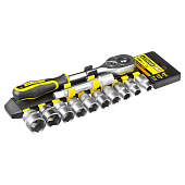 Набор головок 1/2" 10-24мм, 12 предм., STAYER "STANDARD" 27750-H12 Набор головок 1/2" 10-24мм, 12 предм., STAYER "STANDARD" 27750-H12