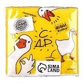 Салфетки бумажные однослойные «Гуси», 24х24 см, набор 20 шт. 9684267 Салфетки бумажные однослойные «Гуси», 24х24 см, набор 20 шт. 9684267