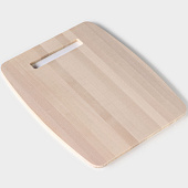 Доска разделочная с желобом, 30x25x0,8, массив березы 9513513 Доска разделочная с желобом, 30x25x0,8, массив березы 9513513