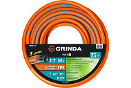 Шланг поливочный армированный 1/2" Grinda PROLine FLEX3 50м ТЭП 429008-1/2-50 Шланг поливочный армированный 1/2" Grinda PROLine FLEX3 50м ТЭП 429008-1/2-50