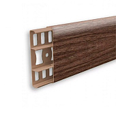 Наличник плоский с кабель-каналом 70х12х2200мм (20) Орех 291 /Деконика Наличник плоский с кабель-каналом 70х12х2200мм (20) Орех 291 /Деконика