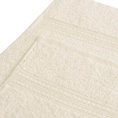  Полотенце 50х90 махровое х/б 100%, с бордюром "косичка", Светло-коричневый 