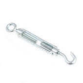 Талреп крюк-кольцо М5, DIN 1480, 1шт, цинк Талреп крюк-кольцо М5, DIN 1480, 1шт, цинк