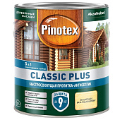  Пропитка-антисептик Pinotex Classic Plus 3 в 1 CLR (база под колеровку) 2,5л 